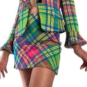Vintage Escada Plaid Wool Suit 🍏